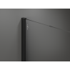 Mexen Kioto Paroi de douche Walk-in 130 x 200 cm, bronze 8 mm, noir - 800-130-101-70-32