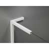 Mexen Kioto L Paroi de douche Walk-in 110 x 200 cm, bronze, blanc - 800-110-103-20-32