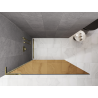 Mexen Kioto L Paroi de douche Walk-in 90 x 200 cm, bronze, or - 800-090-103-50-32