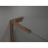 Mexen Kioto L Paroi de douche Walk-in 70 x 200 cm, bronze, or rose - 800-070-103-60-32
