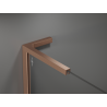 Mexen Kioto L paroi de douche Walk-in 100 x 200 cm, bronze, cuivre brossé - 800-100-103-65-32