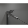 Mexen Kioto L paroi de douche Walk-in 120 x 200 cm, bronze, gris canon brossé - 800-120-103-66-32