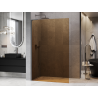 Mexen Kioto L Paroi de douche Walk-in 90 x 200 cm, bronze, métal canon - 800-090-103-95-32