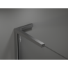 Mexen Kioto L Paroi de douche Walk-in 90 x 200 cm, bronze, métal canon - 800-090-103-95-32