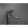 Mexen Kioto L Paroi de douche Walk-in 100 x 200 cm, bronze, métal canon - 800-100-103-95-32