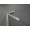 Mexen Kioto L Paroi de douche Walk-in 90 x 200 cm, bronze, nickel brossé - 800-090-103-97-32
