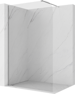 Mexen Kioto-P paroi de douche Walk-in 80 x 200 cm, transparent 8 mm, chromé - 800-080-101-01-00-P