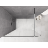 Mexen Kioto-P paroi de douche Walk-in 90 x 200 cm, transparent 8 mm, chrome - 800-090-101-01-00-P