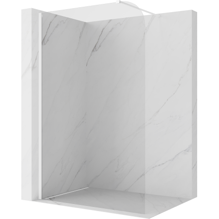 Mexen Kioto-P paroi de douche Walk-in 80 x 200 cm, transparent 8 mm, blanc - 800-080-101-20-00-P