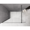 Mexen Kioto-P Paroi de douche Walk-in 100 x 200 cm, transparent 8 mm, gris canon brossé - 800-100-101-66-00-P
