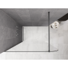 Mexen Kioto-P paroi de douche Walk-in 70 x 200 cm, transparent 8 mm, métal anodisé - 800-070-101-95-00-P