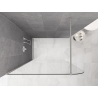 Mexen Kioto-P paroi de douche Walk-in 70 x 200 cm, transparent 8 mm, nickel brossé - 800-070-101-97-00-P
