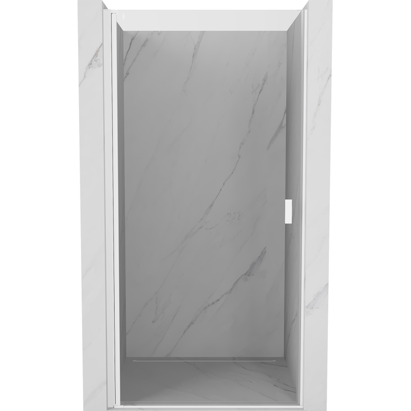 Mexen Mist-B porte de douche pivotante 65 cm, transparent, blanc - 8A2-065-000-20-00