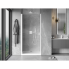 Mexen Mist-B porte de douche pivotante 85 cm, transparente, blanche - 8A2-085-000-20-00
