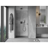 Mexen Mist-B porte de douche pivotante 60 cm, transparent, gris canon brossé - 8A2-060-000-66-00