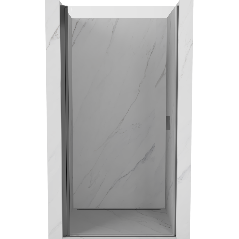 Mexen Mist-B porte de douche pivotante 60 cm, transparent, métal gris - 8A2-060-000-95-00