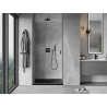 Mexen Mist-B porte de douche pivotante 60 cm, transparent, métal gris - 8A2-060-000-95-00