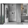 Mexen Mist-B porte de douche pivotante 60 cm, transparent, métal gris - 8A2-060-000-95-00
