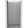 Mexen Mist-B porte de douche pivotante 80 cm, transparente, métal brossé - 8A2-080-000-95-00