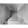 Mexen Mist-B porte de douche battante 90 cm, transparent, métal gun - 8A2-090-000-95-00