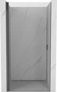 Mexen Mist-B porte de douche pivotante 100 cm, transparent, métal gun - 8A2-100-000-95-00