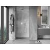 Mexen Mist-B porte de douche pivotante 60 cm, transparent, nickel brossé - 8A2-060-000-97-00