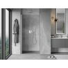 Mexen Mist-B porte de douche pivotante 60 cm, transparent, nickel brossé - 8A2-060-000-97-00