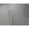 Mexen Mist-B porte de douche pivotante 60 cm, transparent, nickel brossé - 8A2-060-000-97-00