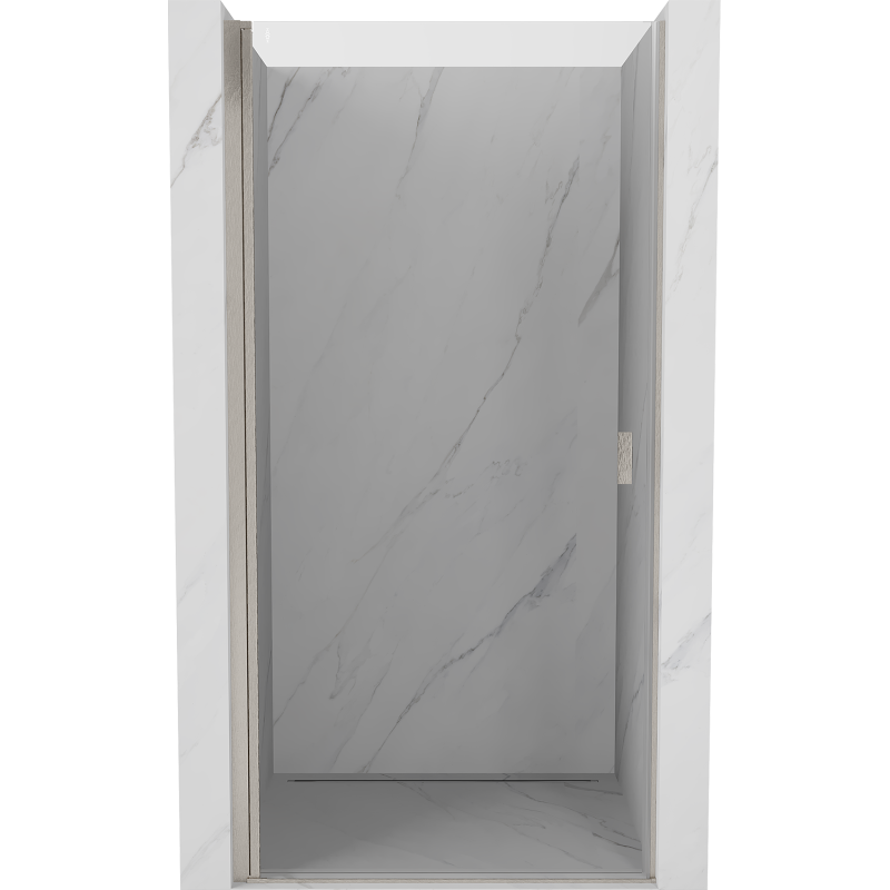 Mexen Mist-B porte de douche pivotante 60 cm, transparent, nickel brossé - 8A2-060-000-97-00