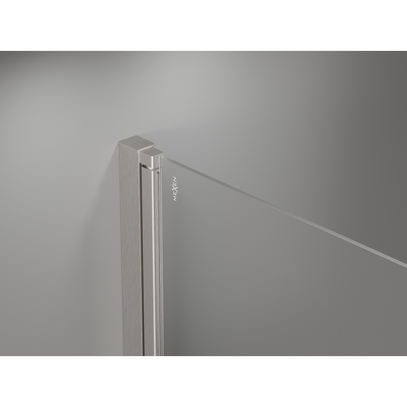Mexen Mist-B porte de douche pivotante 70 cm, transparent, nickel brossé - 8A2-070-000-97-00