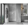 Mexen Mist-B porte de douche pivotante 80 cm, transparente, nickel brossé - 8A2-080-000-97-00