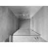 Mexen Mist-B porte de douche pivotante 80 cm, transparente, nickel brossé - 8A2-080-000-97-00