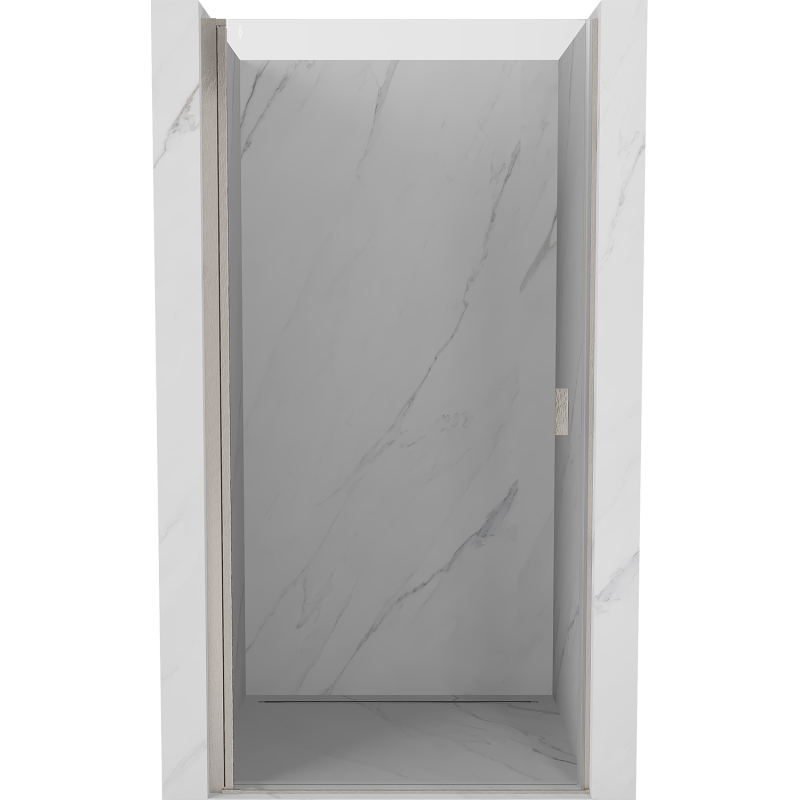 Mexen Mist-B porte de douche pivotante 90 cm, transparent, nickel brossé - 8A2-090-000-97-00
