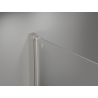 Mexen Mist-B porte de douche pivotante 100 cm, transparent, nickel brossé - 8A2-100-000-97-00