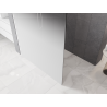 Mexen Kioto L paroi de douche Walk-in 120 x 200 cm, ombre blanche 8 mm, blanche - 800-120-103-20-86