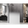 Mexen Kioto L paroi de douche Walk-in 90 x 200 cm, ombre blanc 8 mm, noir - 800-090-103-70-86