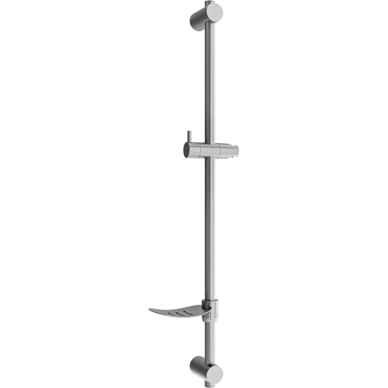 Mexen DF barre de douche avec porte-savon 80 cm, gris pistolet brossé - 79382-66