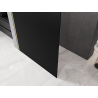 Mexen Kioto L Paroi de douche Walk-in 90 x 200 cm, ombre noire 8 mm, or brossé - 800-090-103-55-76