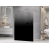 Mexen Kioto cloison de douche autoportante 110 x 200 cm, ombre noire 8 mm, chromé - 800-110-002-01-76