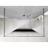 Mexen Kioto paroi de douche autoportante 130 x 200 cm, ombre noire 8 mm, chromée - 800-130-002-01-76