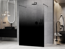 Mexen Kioto paroi de douche autonome 150 x 200 cm, ombre noir 8 mm, noir - 800-150-002-70-76