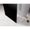 Mexen Kioto paroi de douche autoportante 130 x 200 cm, ombre noire 8 mm, gun metal - 800-130-002-95-76
