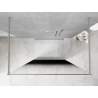 Mexen Kioto paroi de douche autoportante 110 x 200 cm, ombre noir 8 mm, nickel brossé - 800-110-002-97-76