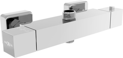 Mexen Cube mitigeur de douche thermostatique, chrome - 77250-00