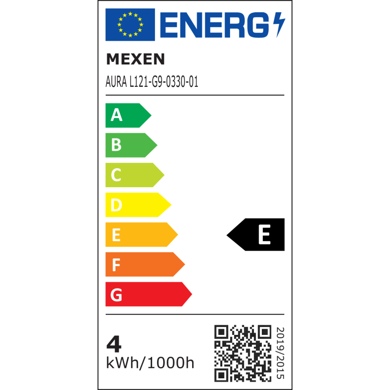Mexen Aura Ampoule LED G9, 3,5W, Chaude - 3000K, 400 lm - L121-G9-0330-01