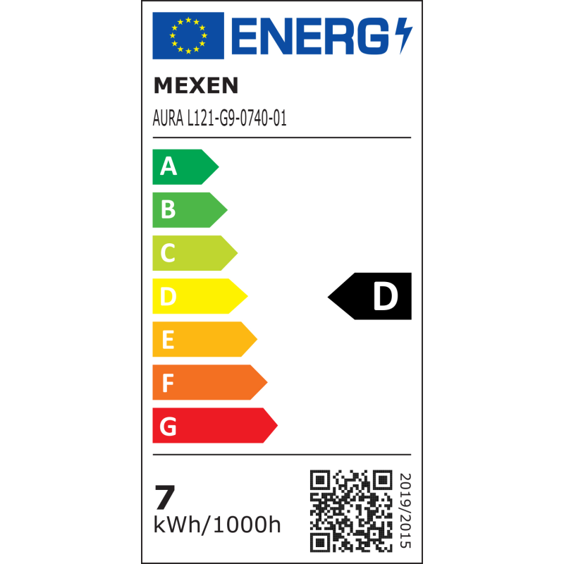 Mexen Aura Ampoule LED G9, 7W, Neutre - 4000K, 980 lm - L121-G9-0740-01