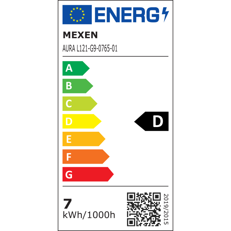 Mexen Aura Ampoule LED G9, 7W, Froid - 6500K, 980 lm - L121-G9-0765-01