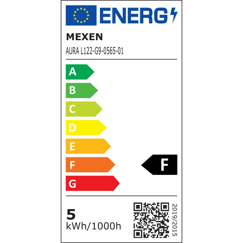 Mexen Aura Ampoule LED dimmable G9, 5W, Froid - 6500K, 520 lm - L122-G9-0565-01