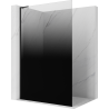 Mexen Kioto L paroi de douche Walk-in 80 x 200 cm, ombre noire 8 mm, noir - 800-080-103-70-76