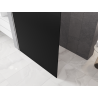 Mexen Kioto L paroi de douche Walk-in 70 x 200 cm, ombre noir 8 mm, nickel brossé - 800-070-103-97-76